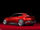 Ferrari Purosangue Custom body kit rendering by abimelecdesign
