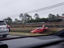 Corvette C8 crashes in Florida