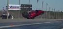 Flying Chevrolet Camaro Drag Race