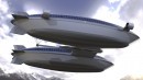 Air Yacht V2 is a hybrid airship, a flying superyacht