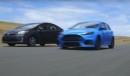 Focus RS vs. Golf R Head 2 Head: Huge Jumps, Brakes on Fire