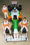 Force India VJM03, with Vitantonio Liuzzi, Adrian Sutil and Paul di Resta