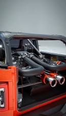 Ford Bronco twin-turbo V8 Fury Venom F5 swap rendering by jdmcarrenders