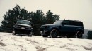 2022 Ford Bronco Badlands vs 2022 Land Rover Defender P400, tug of war!