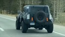 Ford Bronco Warthogs Spied Testing in the Wild