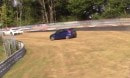 Ford Fiesta driver almost causes Ferrari 458 Speciale crash on Nurburgring