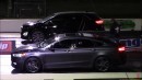 Ford Edge and Fusion drag racing battles by DRACS