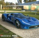 Ford eGT Concept rendering for HotCars by adry53customs