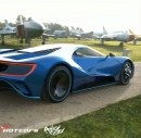 Ford eGT Concept rendering for HotCars by adry53customs
