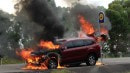 Ford Everest catches fire during test drive in Australia