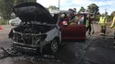 Ford Everest catches fire during test drive in Australia