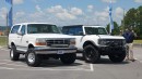 1995 Ford Bronco 5.0 V8 compared to 2021 4-Door Badlands on Town and Country TV