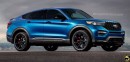 Ford Explorer ST Coupe SUV render by superrenderscars