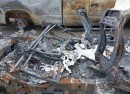 Ford F-150 Lightning burned to a crisp