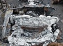 Ford F-150 Lightning burned to a crisp