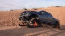 Ford F-150 Raptor Loses "Tank Tracks" in Little Sahara Desert