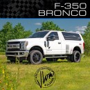 Ford F-350 Super Duty Bronco Dually rendering by jlord8