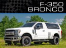 Ford F-350 Super Duty Bronco Dually rendering by jlord8