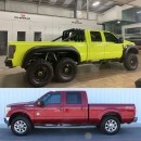 Ford F-Series Super Duty “T-Rex 6x6” painted in Lime Green by Colorss Motorsport