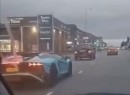 Lamborghini Aventador gets rear-ended by Ford Fiesta in most 2020 crash