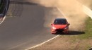 Ford Fiesta ST Driver Crashes in Nurburgring Dust Stom
