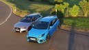 Ford Focus RS and Audi RS3 Buddies Do Exhaust Battle, Race on Autobahn