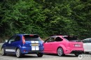 Pink Ford Focus RS