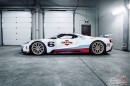 Ford GT Gets Martini Livery and Vossen Wheels