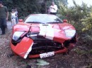 Ford GT with 1,000 hp crash