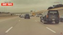 Ford Mustang highway accident on Teslacam Supercharged