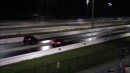 Ford Mustang and Jeep Grand Cherokee SRT8 vs. BMW 3 Series and Audi drag races