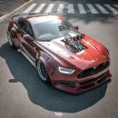 Ford Mustang "Blower Brute" rendering