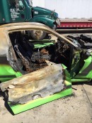 Ford Mustang Boss 302 torched by vandals