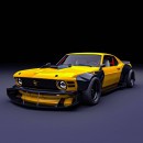 Ford Mustang Boss 429 "Outlaw" rendering