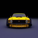 Ford Mustang Boss 429 "Outlaw" rendering