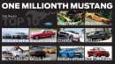 One Millionth Mustang