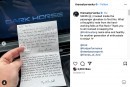 Ford Mustang Dark Horse owners receive notes from the factory workers