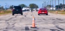 Ford Mustang GT Drag Races Supercharged Chevrolet Tahoe RST