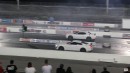 Ford Mustang GT vs Dodge Challenger & Charger SRT Hellcat on Wheels