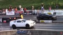 Ford Mustang GT drags Toyota GR Supra and Shelby GT500