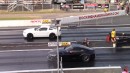 Ford Mustang GT drags Toyota GR Supra and Shelby GT500