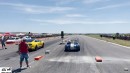 Ford Mustang GT vs Shelby Cobra 427 drag race by Drag Car 4K