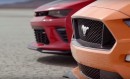 2018 Ford Mustang GT vs Chevrolet Camaro SS 1LE Desert Drag Race