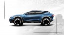 Ford Mustang Mach-E Storm rendering