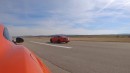 Ford Mustang Races Jaguar F-Type