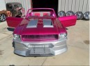 pink Ford Mustang