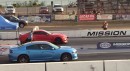 Ford Mustang Shelby GT350 Drag Races Dodge Charger SRT 392