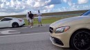 Ford Mustang Shelby GT350 Races Mercedes-AMG C63 S