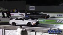 Ford Mustang Shelby GT500 vs Charger & Challenger Hellcat on DRACS