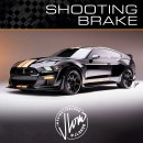 Ford Mustang Shelby GT500-H Shooting Brake rendering by jlord8